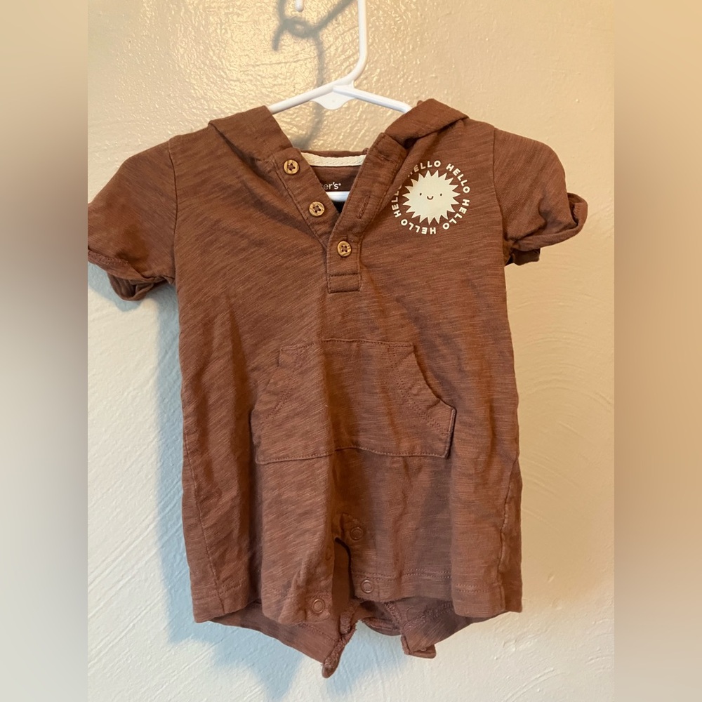 Carter's Cozy Brown Baby Outfit